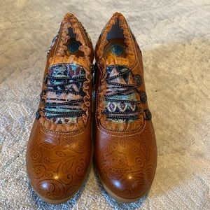 Socofy Zip Ankle Boots Heels